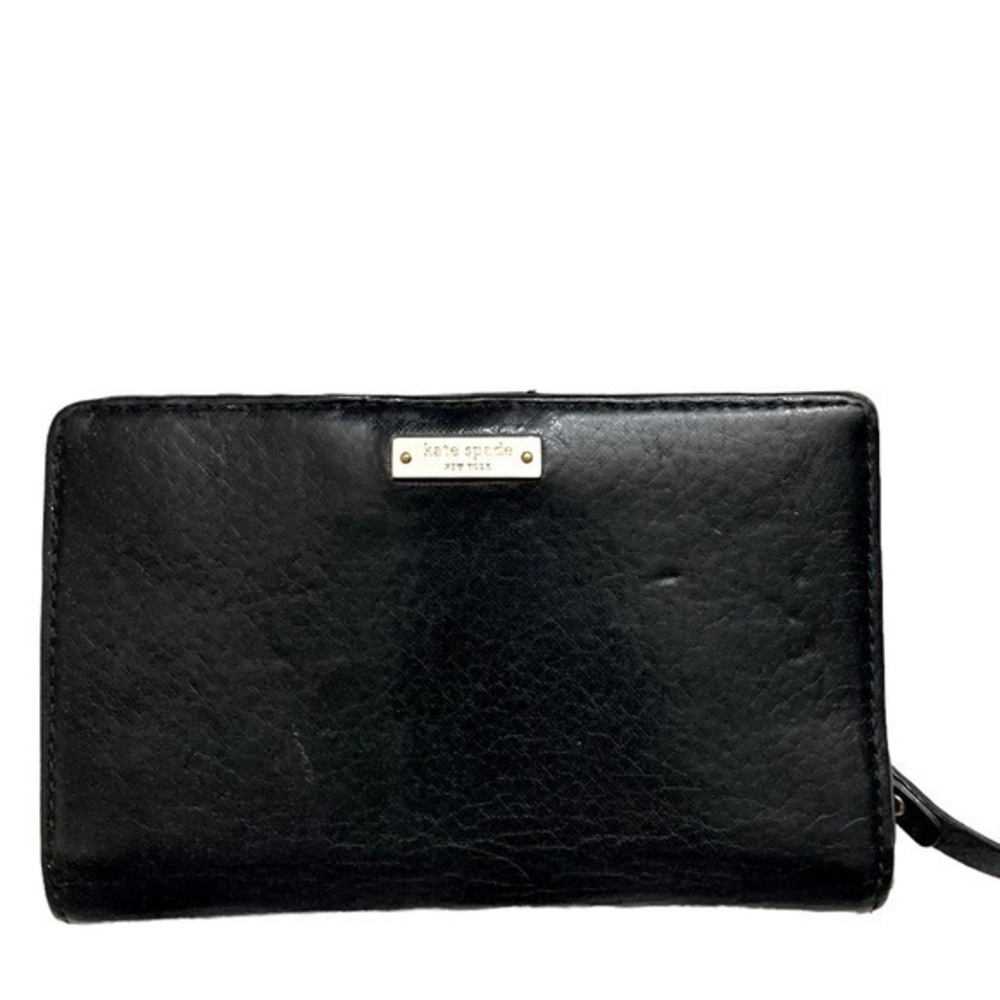 Kate spade black leather wallet